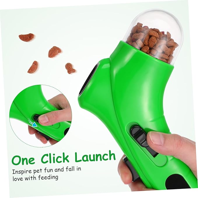 Launcher for Dogs Puppy Treat Catapult Toy Interactive Dog Training Toy Spring Trigger Fun for Pups