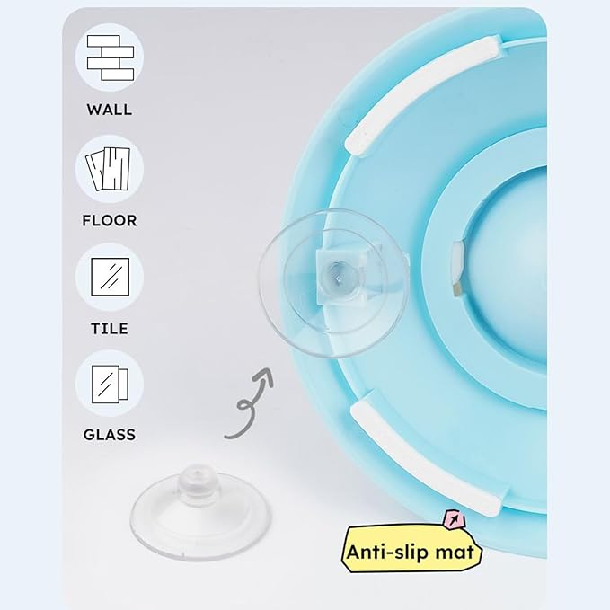 Slow Feeder Dog Bowls for Liquid Treat, Wet Food Lick Pad with Suction Cup, Anti-Choking Pet Enrichment Toys for Bathing, Grooming and Training