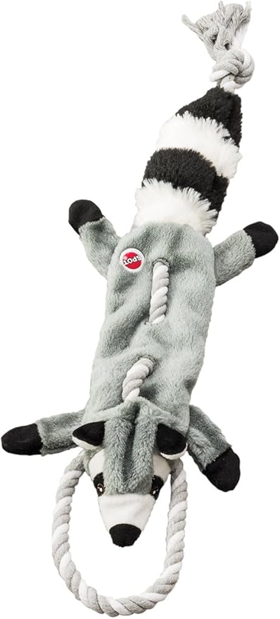 SPOT Forest Raccoon Skinneeez Tugs Stuffingless Dog Toy, 23in, Great for Tug of War