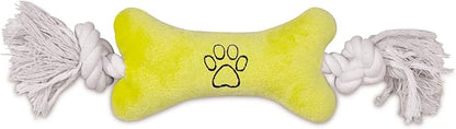 Zanies Tiny Tugger Dog Toys, Yellow, 7"