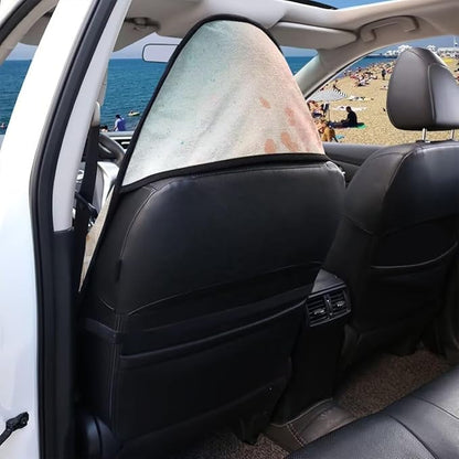 Coldinair Hummingbird Floral Towel Car Seat Cover for Men,Sweat Car Seat Protector After Workout,Gym,Swimming,Anti-Slip Universal Car Seat Covers for Truck,Van,SUV