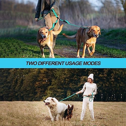 PetBonus Double Dog Leash, No Tangle Dual Leash, Walking Training Lead - Image 5