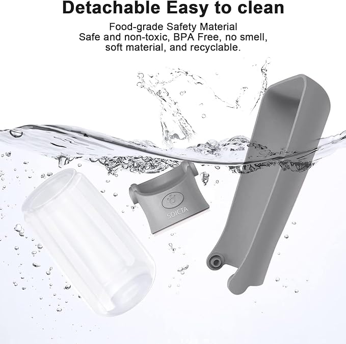 Portable Dog Small Animals Water Bottle for Walking 19 OZ or 12 OZ Pet Water Bottles for Puppy Medium Large Dogs Little Animals Water Dispenser Dog Small Animals Water Bowl
