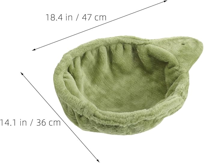 Cat Bed Hammock for Tree Replacement - 14" Cat Hammock Plush Hanging Suspension Bed - Small Animal Sleeping Pad for Rest Nap and Playing