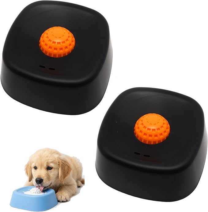 Slow Feeder Dog Bowl with Rolling Ball for Liquid Treats (1pc-Black)