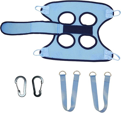 Secure Pet Grooming Hammocks for Dog Cats Nails Clipping Bathing with Durability Polyester Fabric and Restraint