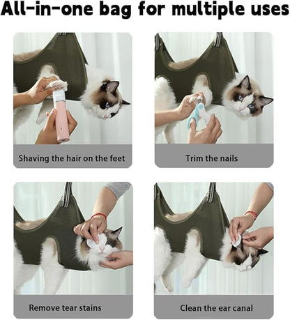 Supet Dog Grooming Hammock Harness for Dogs Cats, Relaxation Pet Nail Clipper Hammock, Restraint Dog & Small Animal Leashes Sling for Groomingk for Nail Trimming