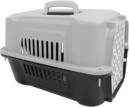 ABS Pet Carrier, Sturdy Hard Sided Travel Carrier for Small Dogs and Cats with Superior Ventilation, Easy to Clean, Compact Size 11.81 x 12.20 x 18.90 Inches