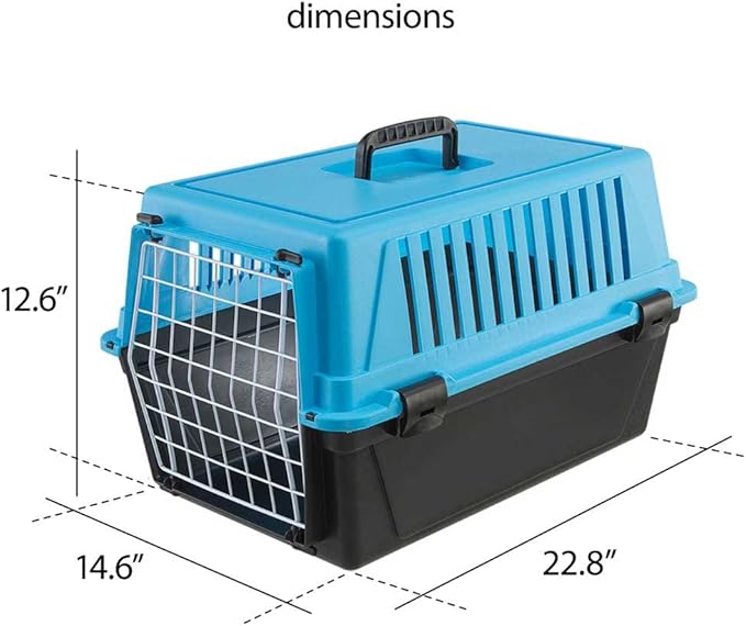Ferplast Atlas 20 Cat and Dog Carrier, Blue