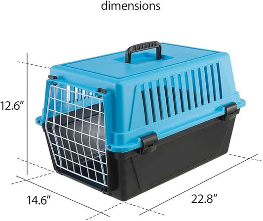 Ferplast Atlas 20 Cat and Dog Carrier, Blue