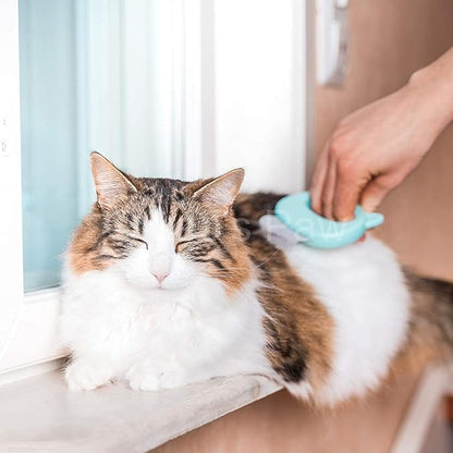 2 Pcs Cat Combs, Soft Fine Teeth Cat Hair Comb Pet Massage Comb, Short Long Hair Removal Massage Cat Shell Comb, Dog Cat Deshedding Brush Grooming Comb for Shedding Matted Fur, Knots & Tangles (pink)