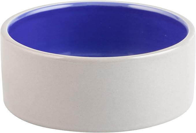 SPOT by Ethical Products – Ceramic Stoneware Pet Bowl for Cats and Small Dogs,Classic Heavy Duty Non Slip Ceramic Cat Dish Dog Bowls for Food and Water