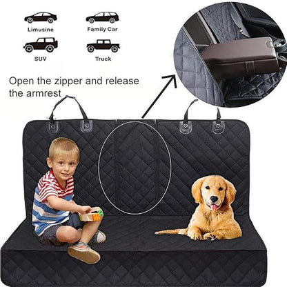 Dog Car Seat Cover for Back Seat for Toyota bZ 2026, Back Seat Pet Bed Mat for Travel, Waterproof Nonslip, Easy to Clean Up, B-Rear Seats