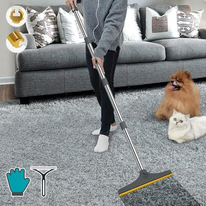 B-Land Carpet Rake for Pet Hair Removal, Reusable Carpet Scraper for Rug by B-Land