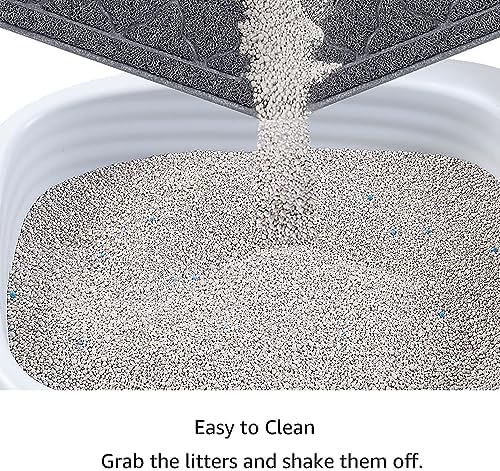 unipaws Cat Litter Trapping Mat, Litter Box Scatter Control Pad - Image 3