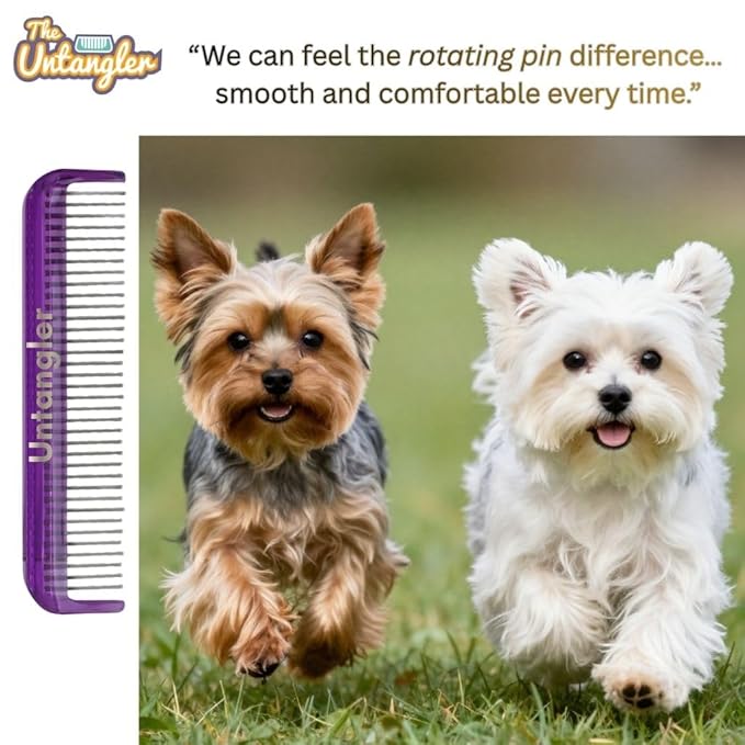 Pet Comb (5", Royal Purple)