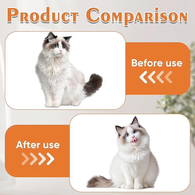 NATUYA Cat Steam Brush, Self-Cleaning Pet Brush for Dog and Cats Shedding Massaging Grooming, Cool Mist Only, Come With Cat Nail Clipper (Pink)