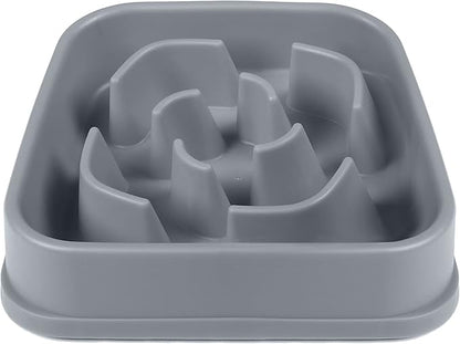 Dexas Seek and Snack Slow Feeder Maze with Non Slip Feet, 4 Cup Capacity, Gray, (PW304429)