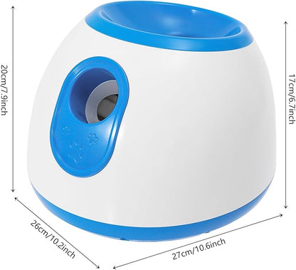 Automatic Dog Ball Launcher, Dog Ball Thrower Launcher with 3 Balls Sizing 2 Inch Interactive Balls Launchers for Dogs with Adjustable Distance Settings 10-30ft for Indoor Backyards Parks