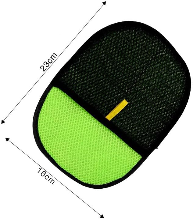 2 Pack Pet Hair Removal Glove, Reusable Electrostatic Magic Brush Glove for Couch, Carpet, and Car Seat (Green) - Image 2