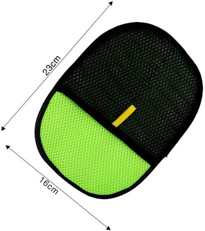 2 Pack Pet Hair Removal Glove, Reusable Electrostatic Magic Brush Glove for Couch, Carpet, and Car Seat (Green) - Image 2