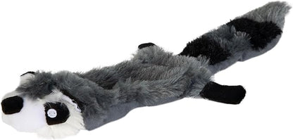 Hyper Pet Critter Skinz Raccoon Stuffing Free Plush Soft Dog Toy, Large, Pack of 1