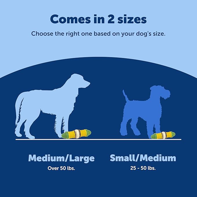 PetSafe Busy Buddy Cravin' Corn - Adjustable Slow Feeder Toy with Refillable Treat Rings - Cleans Teeth & Gums, Cures Boredom & Slows Down Eating Habits - Medium/Large - for Dogs 50+ lb