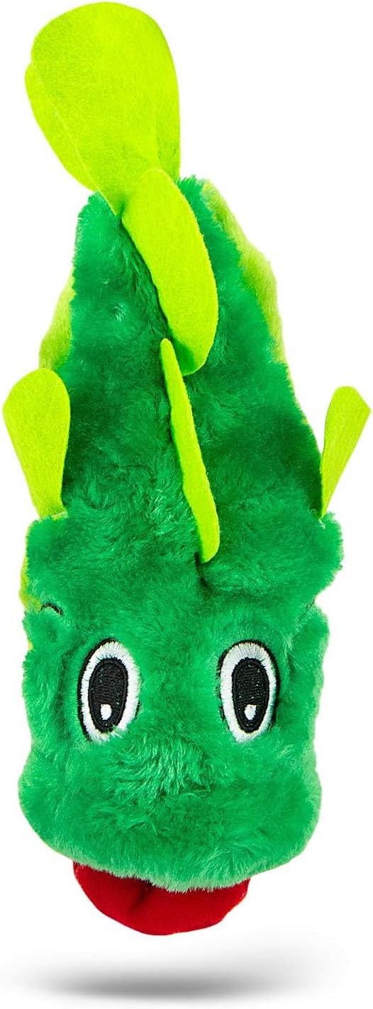 Jeffers Pet Big Mouth Bass Dog Toy, 9" – Plush Fish Toy for Dogs, Chew, Fetch, Toss, Snuggle, Interactive Play, Funny, Stocking Stuffer, Squeaky, Cute, Soft, Durable, Indoor, Outdoor
