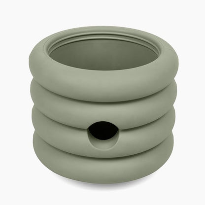 Should We Go? The Ripple Cup Natural Rubber Dog Enrichment Toy & Slow Feeder, Treat Dispensing Cup - Food-Safe Meal Feeder, Frozen Treat Dog Toy with Freezer Plug, Fits 3 oz - for Small Dogs