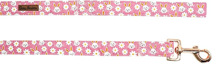 Dog Leash-Easter Holiday Rabbit Print Boy/Girl Durable Strong Dog Leashes Heavy Duty Comfortable Padded Pet Leash for Small Medium Large Dogs