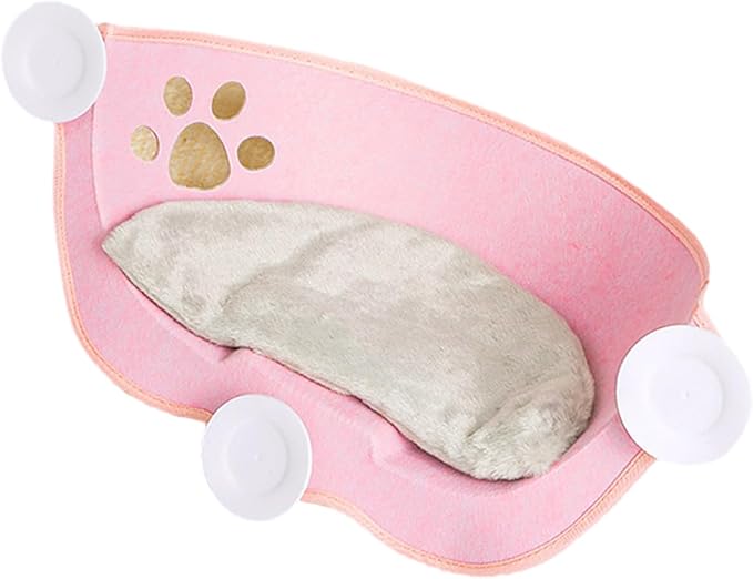 Window Hammock for Cats with Suction Cups Lounging Bed Perch Breathable Cloth Resting Bed Hammock