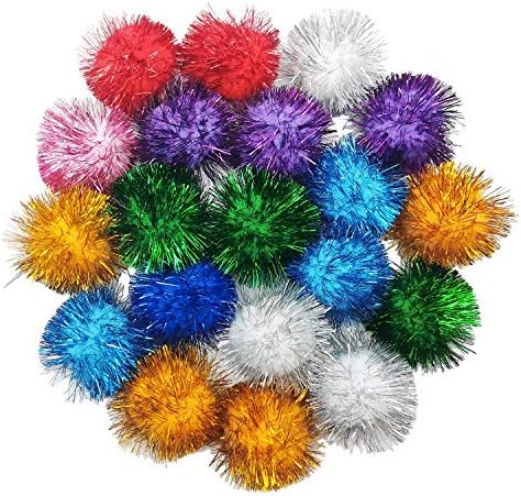 20 Pcs Assorted Color Flash Balls Cats Toy Balls by BallHull