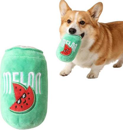 1 Pcs Interactive Dog Toys to Keep Them Busy, Squeaky Dog Toys for Small, Medium Dogs, Puppy Teething Toys for Gentle Chew, Non-Destructive Play (Green)