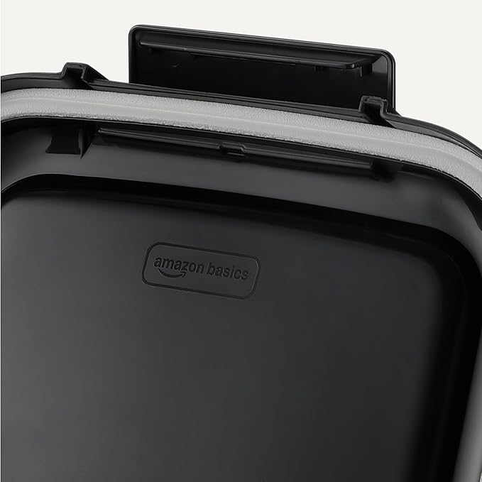Amazon Basics Pet Food Storage Container Set, 30lbs and 10lbs with Scoop, for Dogs and Cats