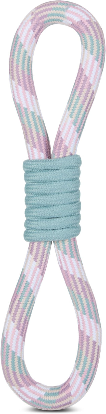 Bow Wow Woven Rope Dog Toys – Durable Chew & Tug Toys for Medium & Large Dogs – Gentle on Teeth – Assorted Shapes & Weaves – Dental Flossing Action – Heavy Duty Interactive Play
