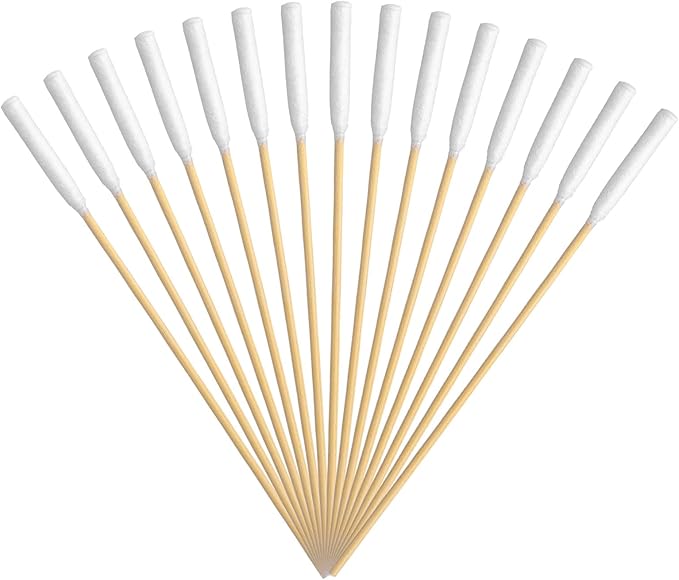 100 Pcs Large Cotton Swabs 6 Inch Dog Ear Swabs with Bamboo Handle for Dogs Soft Cotton Gentle and Lint-Free Dog Ears Clean Tips for Ear Cleaning Pet Care