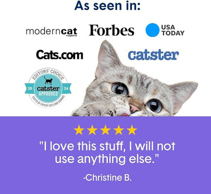 Boxie Probiotic Cat Litter, 40-Day Odor Control, Non-Clumping, Dust-Free, Crystal, 6lb, Multi-Cat