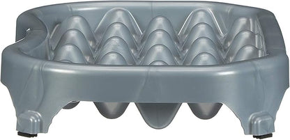 Neater Pet Brands Neater Slow Feeder Dog Bowls, Slows Down Fast Eaters to Help Digestion & Prevent Overeating, Non-Slip Food Bowl, BPA-Free, Holds 2.5 Cup of Food for Small to Medium Breed or Puppy