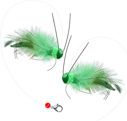 ORSDA Cat Wand Toy, Cat Teaser Toy for Indoor Cats