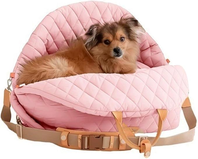 Convertible Pet Carrier for Dog with Antislip Base and Rings Travel Bed Storage Bag Durability Antislip Base Carriers
