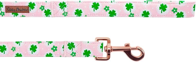 Dog Leash，St Patrick's Four-Leaf Clover Print Pet Leash Comfortable Padded Boy/Girl Durable Heavy Duty Leashes for Small Medium Large Dog