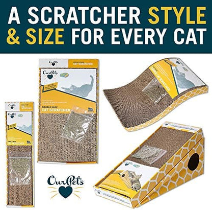 OurPet's Straight and Narrow Single Wide Reversible Cat Scratcher - Image 7