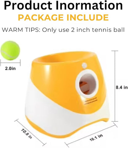 Interactive Outdoor Pet Tennis Dog Ball Throwing Machine - Automatic Dog Ball Launcher