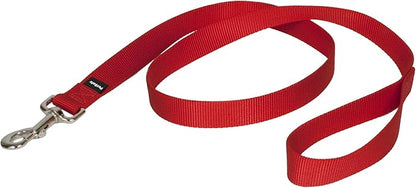 PetSafe Nylon Leash - Helps Maintain Secure Connection on Walks - Durable Pet Leash with Easy Clip - 1 in. x 4 ft. - Red