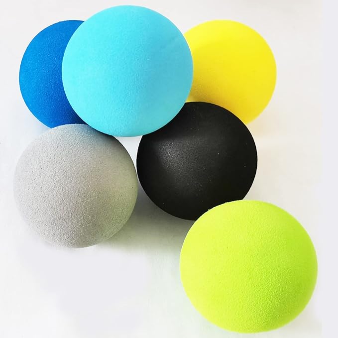 Cat EVA Foam Golf Balls for Small Medium and Large Cats, Interactive Silent Ball Toy, 6 Pack