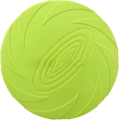 Nonslip Dog Flying Discs Chew Outdoor Toy Rubber Soft Training Exercise for Active Pet Outdoor Fetching Toy for Dog