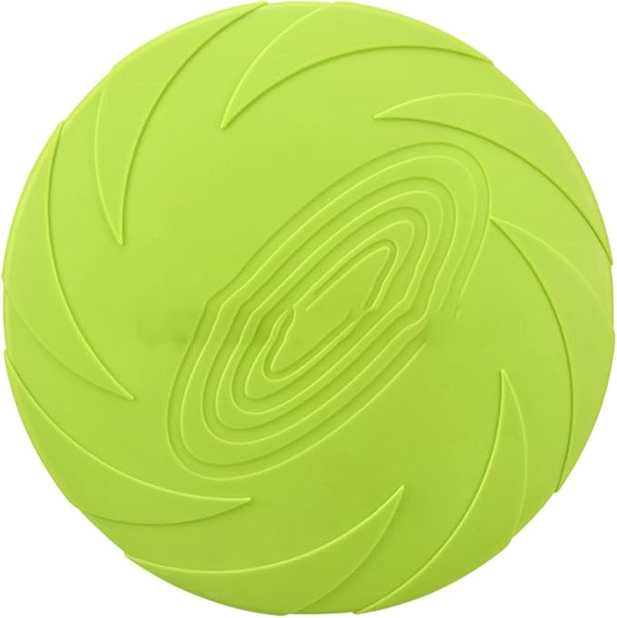 Nonslip Dog Flying Discs Chew Outdoor Toy Rubber Soft Training Exercise for Active Pet Outdoor Fetching Toy for Dog