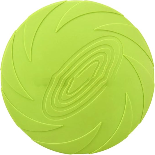 Nonslip Dog Flying Discs Chew Outdoor Toy Rubber Soft Training Exercise for Active Pet Outdoor Fetching Toy for Dog