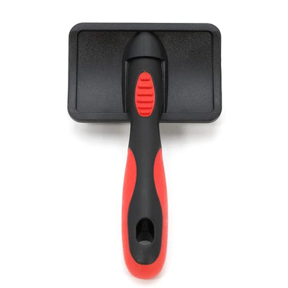 Jeffers Soft Pin Universal Slicker Brush for Dogs & Cats, Grooming Brush for Sensitive Skin, Remove Mats, Loose Fur, & Dead Hair, Tangle Detangler, Safe Grooming Tool - Small 3" x 2"M