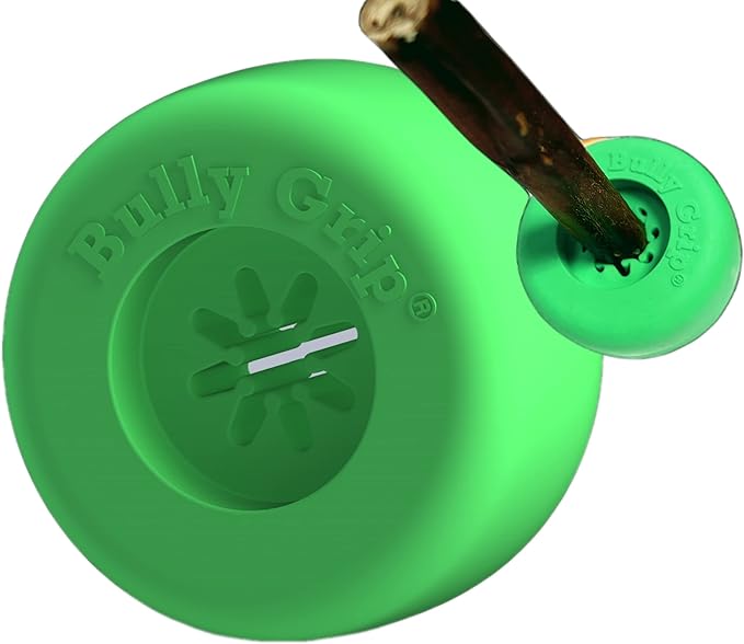 Bully Stick Holder for Dogs - Small Size - Interactive Dog Toy, Dog Treat Holder, Slow Feeder, Treat Dispenser, Chew Toy and Dog Safety Device